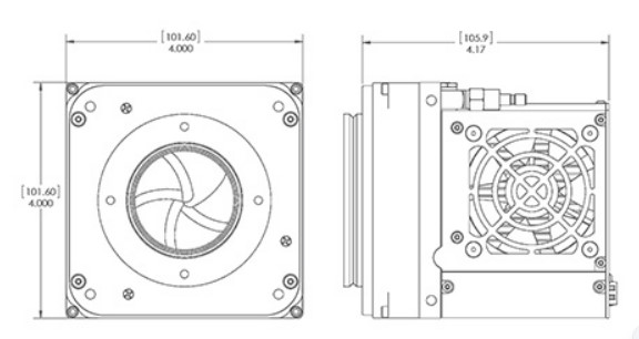 KL400 technical dimension